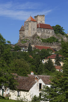 Österreich, Blick auf die Burg Hardegg - GFF000014