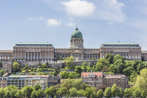 Ungarn, Budapest, Blick auf die Budaer Burg - MAB000080