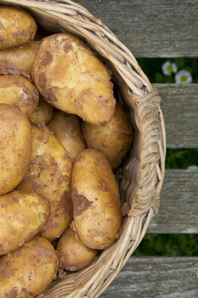 Kartoffeln im Korb, Nahaufnahme - LVF000094