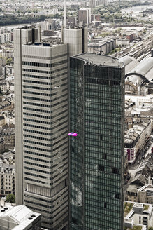 Deutschland, Hessen, Frankfurt, Blick auf Silberturm und Skyper Deutschland, Hessen, Frankfurt, - MSF002934