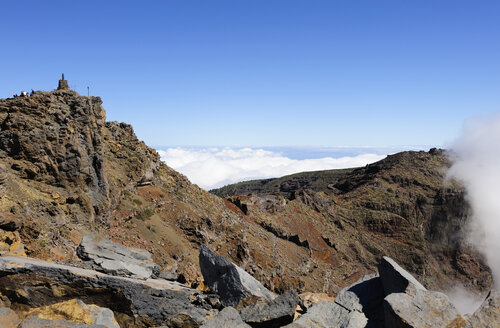 Spanien, Kanarische Inseln, Ansicht des Nationalparks Caldera de Taburiente - LH000154