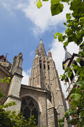 Belgien, Brügge, Blick auf die Kirche Unserer Lieben Frau - GW002259