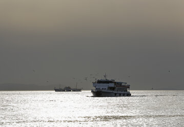 Turkey, Izmir, Ferry boat at sea - SIEF003944