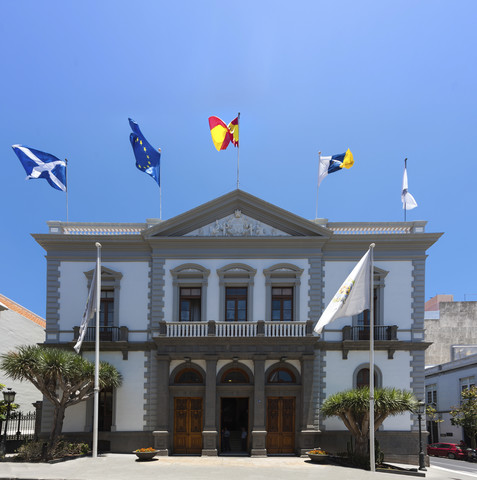 Spanien, Historisches Verwaltungsgebäude, lizenzfreies Stockfoto