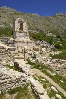 Türkei, Blick auf den rekonstruierten Heroon in der archäologischen Stätte von Sagalassos - ES000414