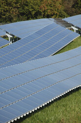 Germany, Bavaria, Solar panels on grass - RDF001053