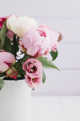 Bouquet of summer flowers on table, close up - ECF000213