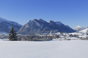 Germany, Bavaria, View of Pfronten village - SIEF003966