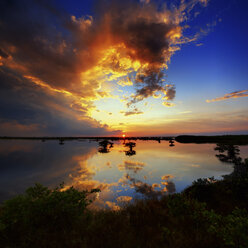 USA, Florida, Titusville, View of sunset - SMAF000144