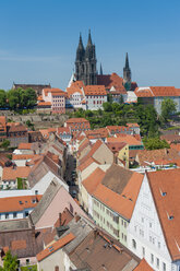 Germany, Saxony, View of Meissen old town - MJF000237