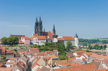 Germany, Saxony, View of Meissen old town - MJF000234