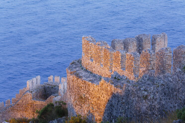 Türkei, Alanya, Blick auf die Burg von Alanya - SIE004035