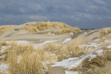 Germany, Coast with snow at Spiekeroog - STS000056