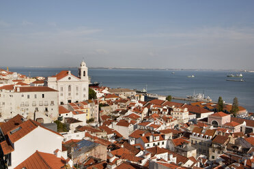 Portugal, Lisbon, View of Santo Estevao church near Tajo river - SKF001308