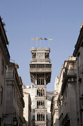 Portugal, Lissabon, Blick auf den Santa Justa Lift - SKF001368