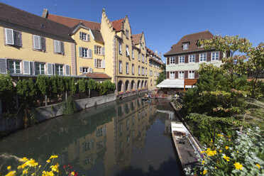 Frankreich, Colmar, Blick auf Venedig Petite mit Restaurant - AM000653