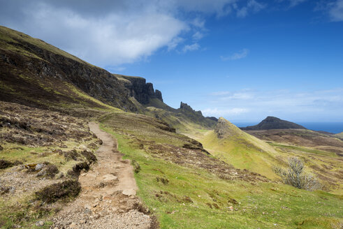 Vereinigtes Königreich, Schottland, Blick auf den Wanderweg - ELF000231