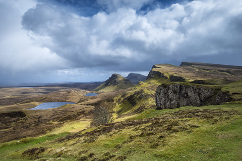 Vereinigtes Königreich, Schottland, Blick auf den Berg, lizenzfreies Stockfoto