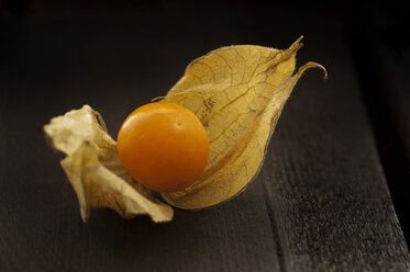 Physalis auf Holztisch, Nahaufnahme - OD000215