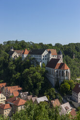 Germany, Baden Wuerttemberg, View on castle and pilgrimage church of St. Anna - AM000710