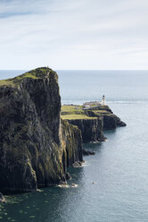 United Kingdom, Scotland, View of lighthouse in Neist Point - ELF000241