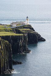 United Kingdom, Scotland, View of lighthouse in Neist Point - ELF000238