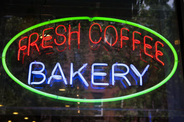 Neon sign fresh coffee bakery - SKF001503