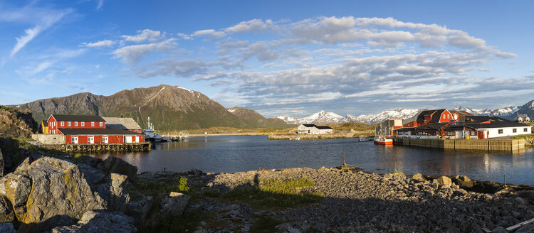 Norwegen, Blick auf den Hafen - STS000067
