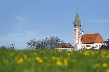 Deutschland, Ansicht der Wallfahrtskirche - LB000107