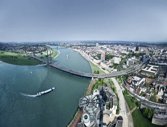 Deutschland, Duesseldorf, Blick auf die Stadt - MF000576