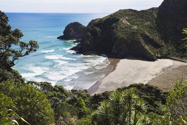 New Zealand, View of Whites beach - GWF002321