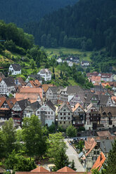 Deutschland, Baden Württemberg, Ansicht eines Fachwerkhauses - EL000312