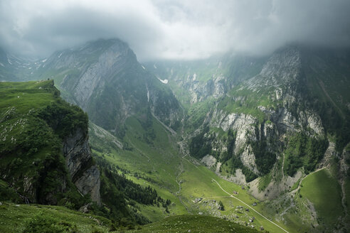 Schweiz, Blick auf das Alpsteingebirge - EL000325