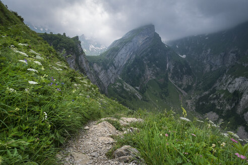 Schweiz, Blick auf das Alpsteingebirge - EL000320