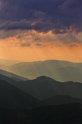 Österreich, Steiermark, Blick auf das Hochschwabgebirge - GFF000179