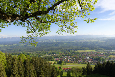 Deutschland, Blick auf Landschaft und Berge - LB000178