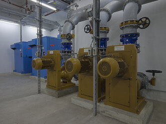 Germany, Baden-Wurttemberg, Water treatment plant, compressor station - LA000224