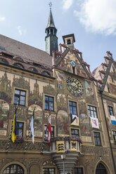 Germany, Baden Wuerttemberg, Ulm, View of historic city hall - HAF000179