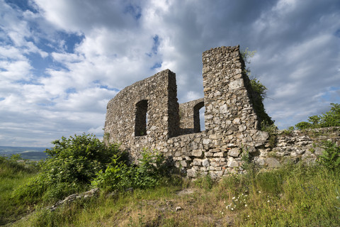 Deutschland, Baden Württemberg, Konstanz, Blick auf die Ruine der St. Ursula-Kapelle, lizenzfreies Stockfoto