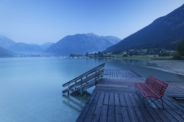 Austria, Tyrol, View of Jetty at Lake Achensee - GFF000196