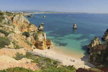 Portugal, Lagos, View of Praia Do Camilo - RUEF001125