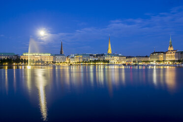 Germany, Hamburg, View of Ballindamm - NKF000006