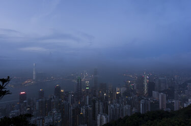 China, Hongkong, Blick auf die Skyline - SJ000045