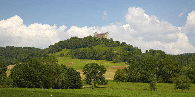 Frankreich, Blick auf die Burg Belvoir - DHL000004