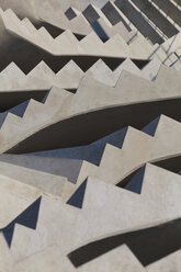 Germany, Baden Wuerttemberg, Concrete of stairs - WDF001923