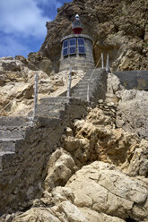 Spain, View of lighthouse in rocks at Es Vedra - TK000150