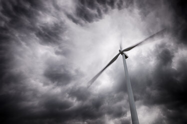 United Kingdom, Scotland, View of wind turbine at Dunbar - SMAF000156