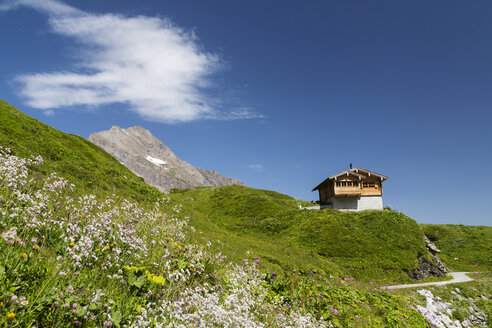 Österreich, Mooserboden mit Gipfel Kitzsteinhorn - STSF000092