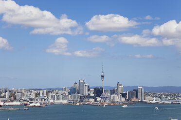 Neuseeland, Blick auf die Skyline von Auckland - GWF002384