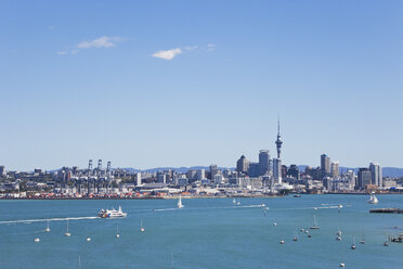 Neuseeland, Blick auf die Skyline von Auckland - GWF002383